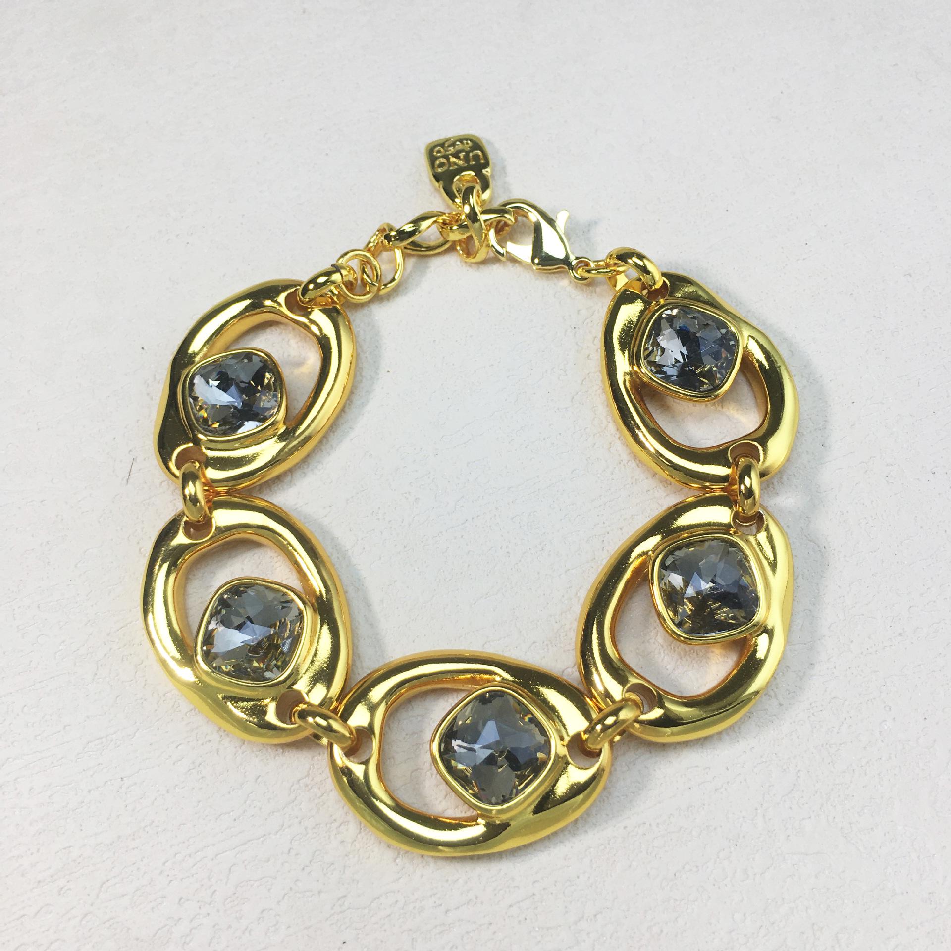 2024 UNOde50 Exquisite Women s Romantic Gemstone Bead Bracelet