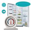 2 Pack Refrigerator Freezer Thermometer Large Dial Analog Thermometer