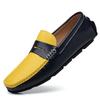 MAEDEF Scarpe Eleganti Scarpe Casual alla Moda Uomo Mocassini Lussuosi in Pelle Traspiranti Slip-on Scarpe da Barchetta da Uomo Mocassini Scarpe da Guida