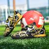 Kinder und Jugendliche, große Größe, stoßdämpfend, rutschfest, verschleißfest, Klettverschluss, kurze Nagel-Fußballschuhe, Trainingsschuhe