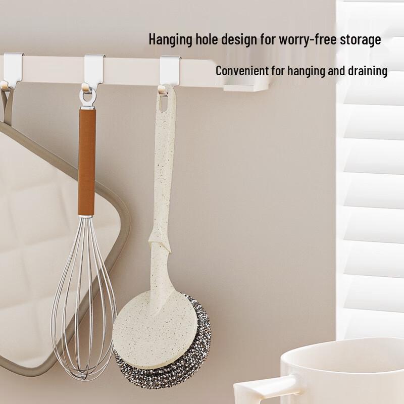 Mayflower Stainless Steel Pot Scrubber Set with Long Handle