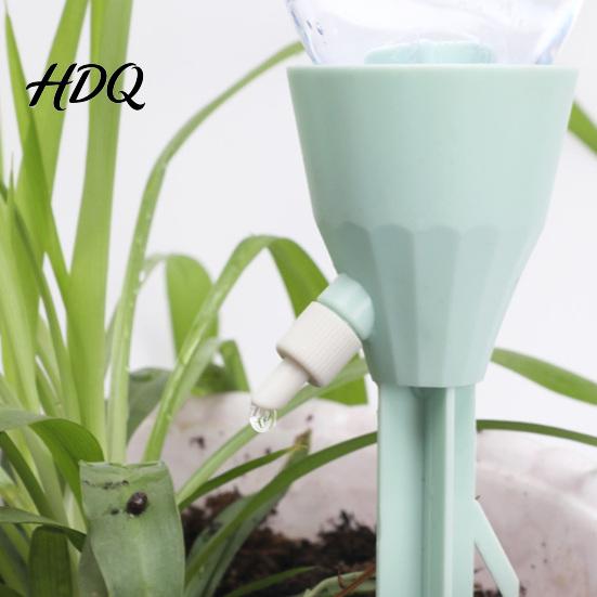 Garden Bed Drip System Flower Waterer Adjustable Self Watering Stakes Hands-Free Easy Install Plant Irrigator Solution for Indoor Outdoor Plants