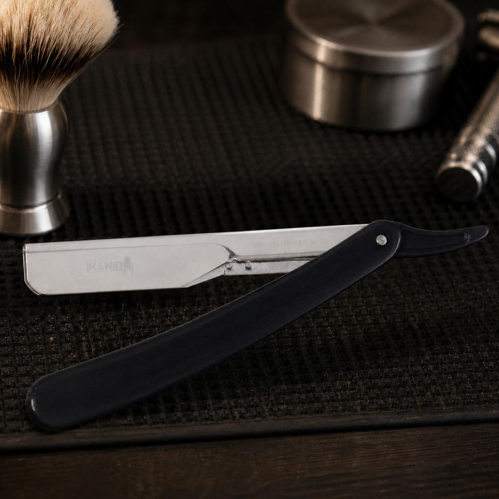 Barber' Razor for Shaving, Shaving, Trimmer, Universal, Razor Blades, Black