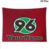 Hannover 96 Custom Name Wall Tapestry Aesthetic Wall Hanging Printed Fabric Blanket Decorative Tapestries for Bedroom Living Room Home Decor