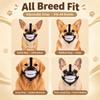 Adjustable Pet Mouth Cover Breathable Dog Costume Muzzle Novelty Funny Dog Muzzle  Pet Party