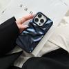 Electroplating Three-dimensional Pleats, Suitable for iPhone16Pro Max Apple 17 Mobile Phone Case 14/15 Soft Case, Advanced Sense