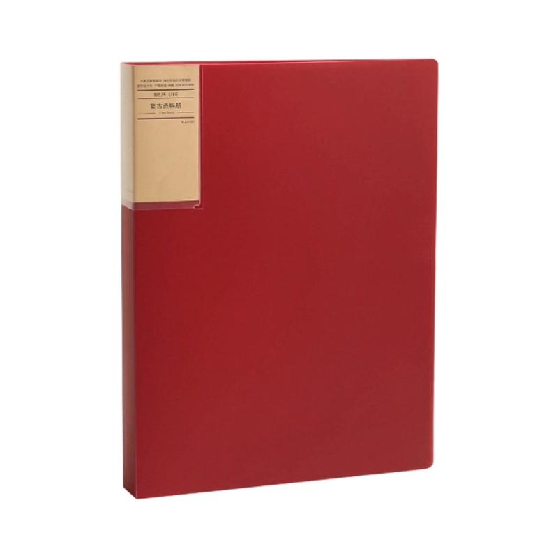 Presentation Folder with 60/80/100 Pocket Display Folders for School Presentations Insurance Financial Documents