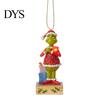 Christmas Tree Ornaments Green Elf Red Car Ornament, Acrylic Hanging Decor Holiday Party Supplies for Mirror, Funny Pendant, Home Decoration Favors