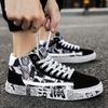 Men's Shoes Winter Trend High-top Canvas Shoes Men's Students Board Shoes Men's Velvet Cotton Shoes Sports and Leisure Shoes Men's