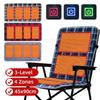5V USB Foldable Heating Cushion 3-Level Temperature Foldable Heated Seat Pad Power Bank Not Included for Office/Home Outdoor