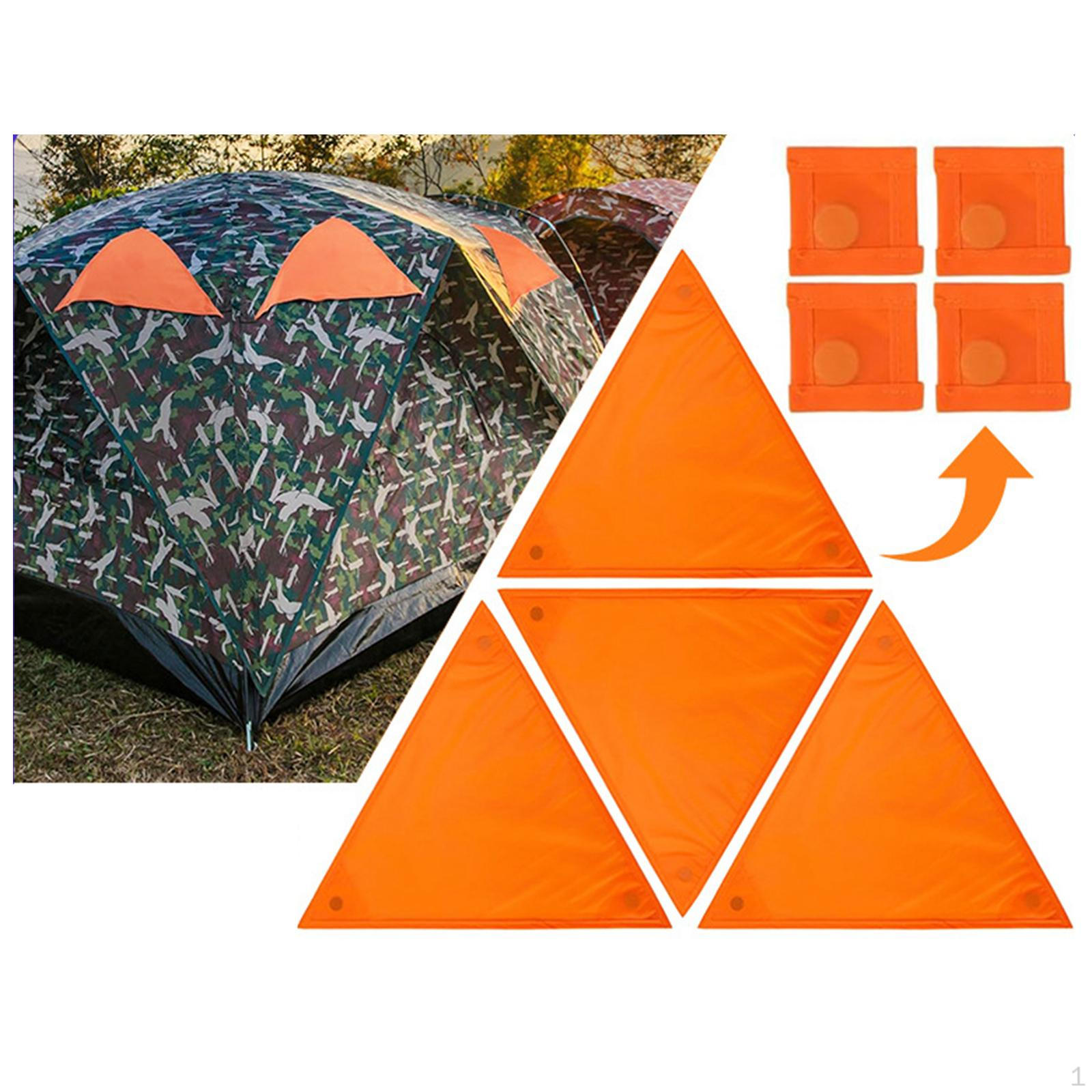 

Комплект сигнальных знаков безопасности высокой видимости оранжевого цвета, крепления для палаток, износостойкий, легкий