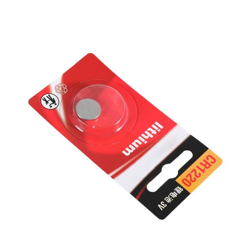 Long Last CR1220 Coin Cell Battery CR1220 3V Lithium Battery Button Cell for Watches, Calculators Electronics Battery