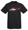 T-shirt Hélicoptère AgustaWestland AW109SP - Personnalisé avec votre N°