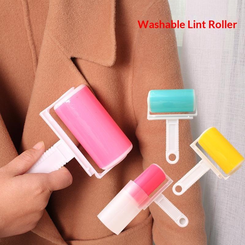 Washable Reusable Lint Roller 1Pcs Sticky Lint Remover for Pet Owners Clothes Furniture Carpet Car Seats