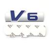 3D Car V6 Logo Sticker Emblem Auto Badge Decal V6 Styling