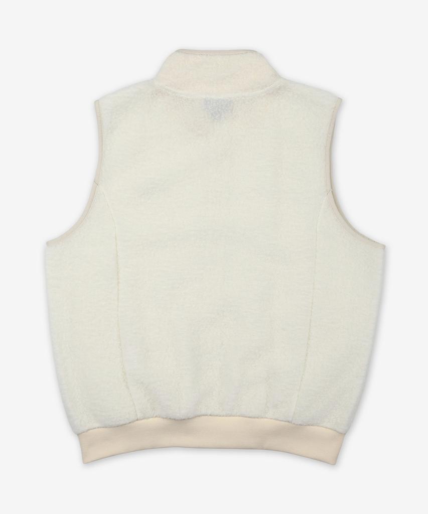 A.P.C. Sequoia Fleece Vest - White / Psakam02983Aac