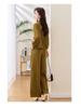 2025 Women's Spring Fashion Set: Stand-Up Collar Jacket & Wide Leg Pants