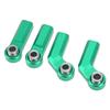 4PCS Metal Ball Joints for 110 RC Car M4 Thread 7.0mm CW Link Rod End Ball Heads 2 Elbow 2