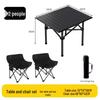 Portable Folding Chair and Table Set for Camping, Fishing, Dining, Street Vendors, Barbecue, and Outdoor Self-Driving Tours.