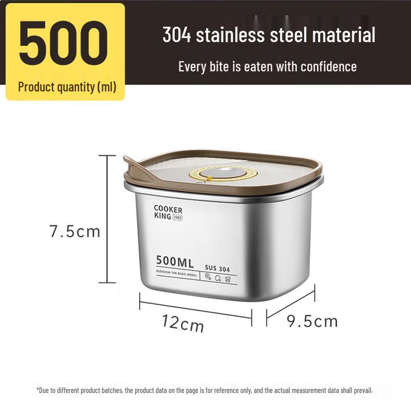 Chuida Huang 304 Stainless Steel Micro-Vacuum Food Container
