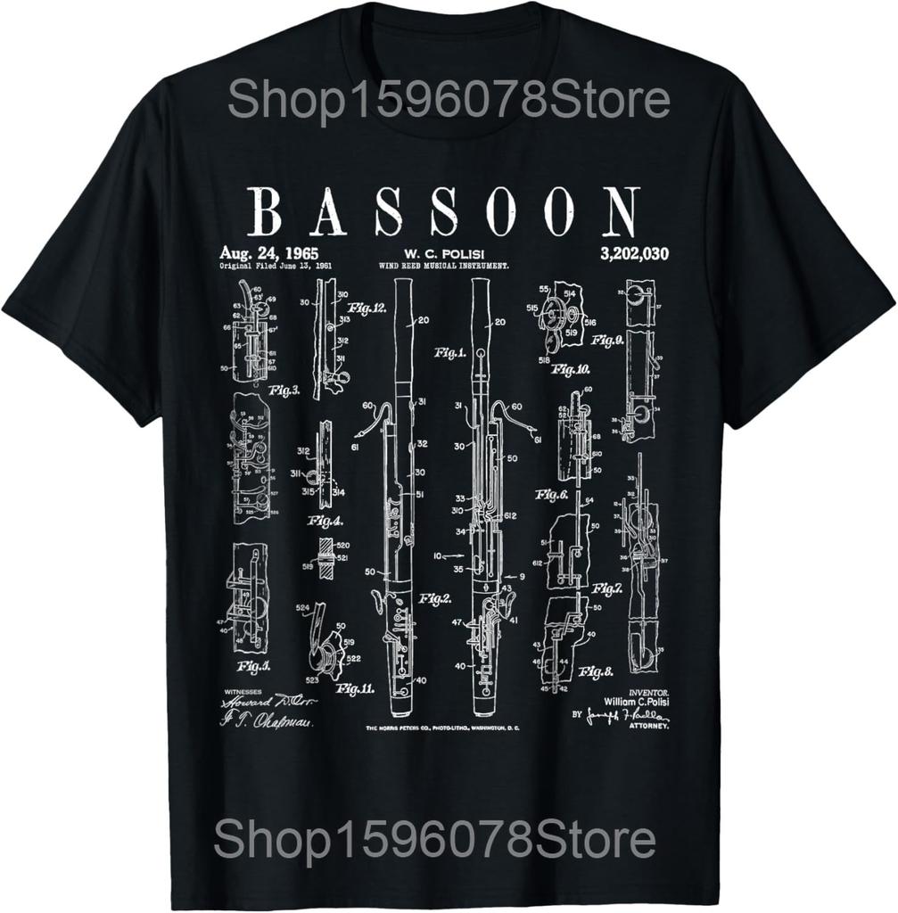 Funny Join The Dark Side Bassoon Player T Shirts Men Pure Cotton Humor Streetwear Tee Shirt Short Sleeve Unisex Loose Clothing