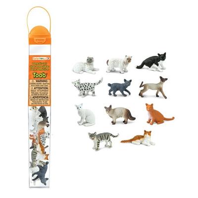 Safari LED Cat Tube Figure Domestic Cats 699204, 1 Piece, Popular Toys In Korea