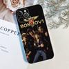 Rock Band B-Bon Classic J-JoviS For IPhone 17 16 15 14 13 12 11 Pro Max Plus Mini Funda For Transparent Cover