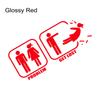 Car Stickers Man Woman Relationship Problem Get Lost Funny Vinyl Decal For Auto SUV Truck Window Bumper Waterproof Accessories