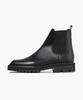 Firenze Atelier [Vibram] Double-Welt Walker Sole Square Toe Chelsea Boots 8701 [Black Fg]