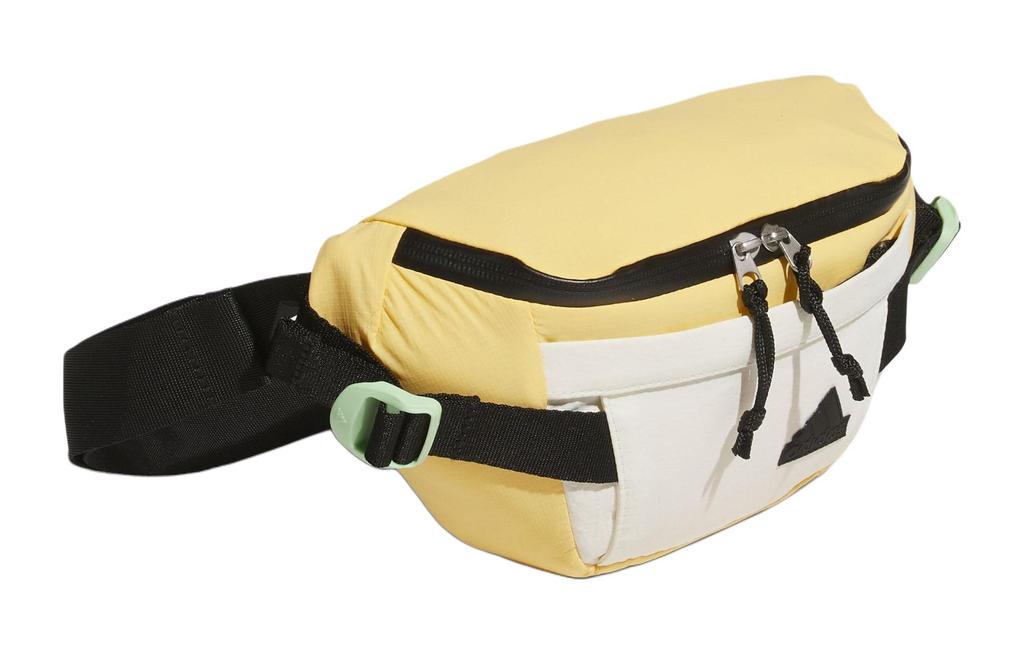 Adidas Recycled Polyamide Shoulder Bag, Crossbody Bag, Fanny Pack Small Unisex Apricot Yellow JJ2084