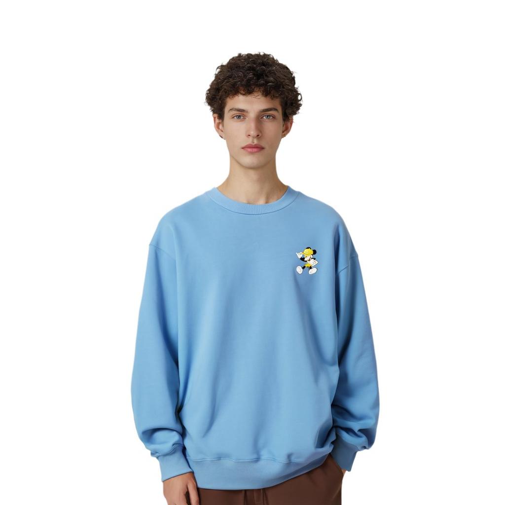 MLB X Disney Sweatshirt Unisex Blue 31MTK1011-45S