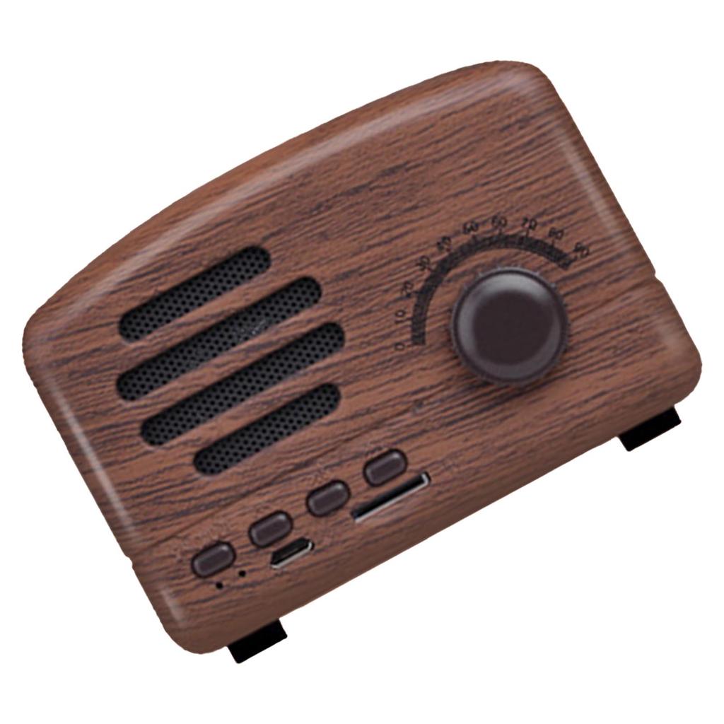 Vintage Bluetooth Speaker Multifunction Innovative Plug In Card Strong Bass Retro Wireless Speaker