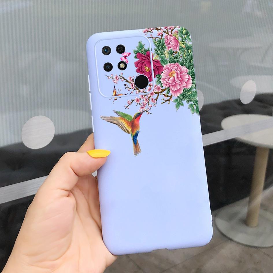 For Xiaomi Redmi 10C Phone Case New Popular Flower Painted TPU Cover For Xiaomi Redmi 10C 4G Bumper Redmi10C NFC 2022 Soft Funda