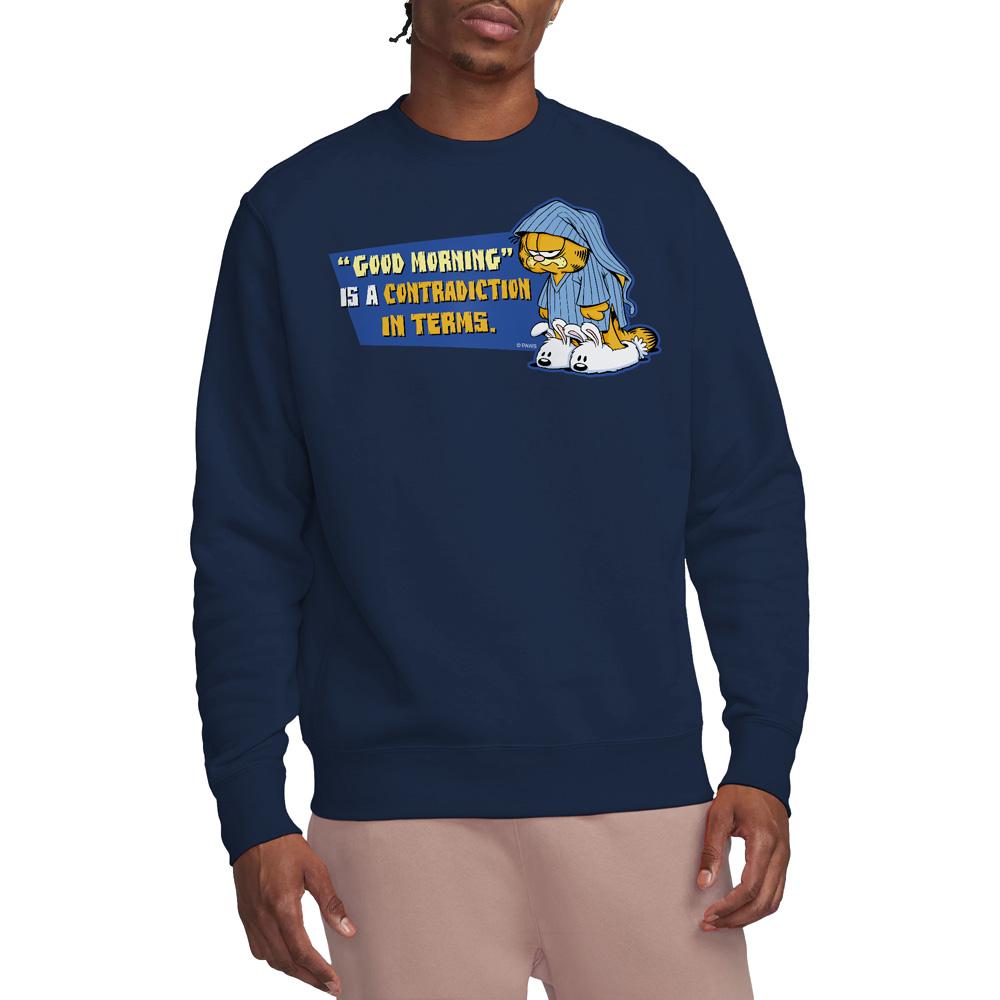 Garfield Unisex Adult Contradiction In Terms Sweatshirt