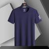 Ice Silk Cool Short Sleeve T-shirt Men's Half Sleeves Plus Size Fitness T-shirt Top