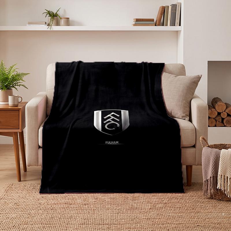Fulham Fc (41) Soft Warm Flannel Blankets Comfortable Blanket for Home Decoration Gifting