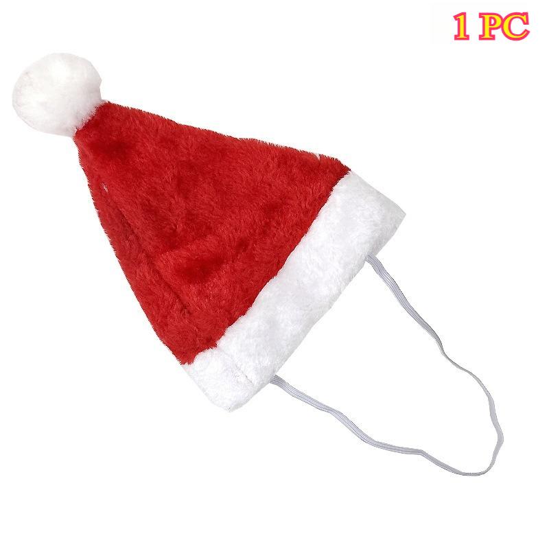 

1/2/4 шт. рождественская шапка для собаки рождественская шапка для питомца собака кошка рождественские товары одежда для питомца