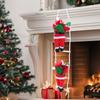 Santa Claus Climbing Ladder Pendant Merry Christmas Decoration For Home 2025 Navidad Cristmas Tree Ornament 2026 New Year Gift