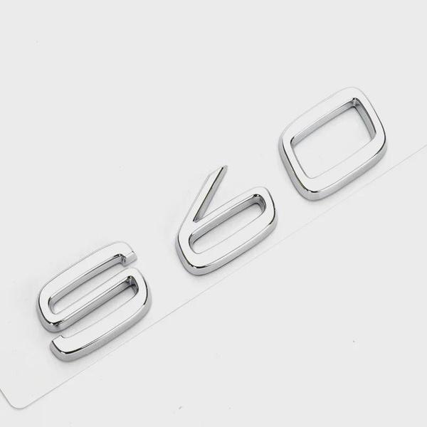 ABS Letter Car Rear Trunk Badge Sticker Decal for Vol-vo S40 S60 S90 S80 S80L Logo Decal Accessories