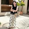 Girls' Summer Set with Wave Point Nine Minute Pants