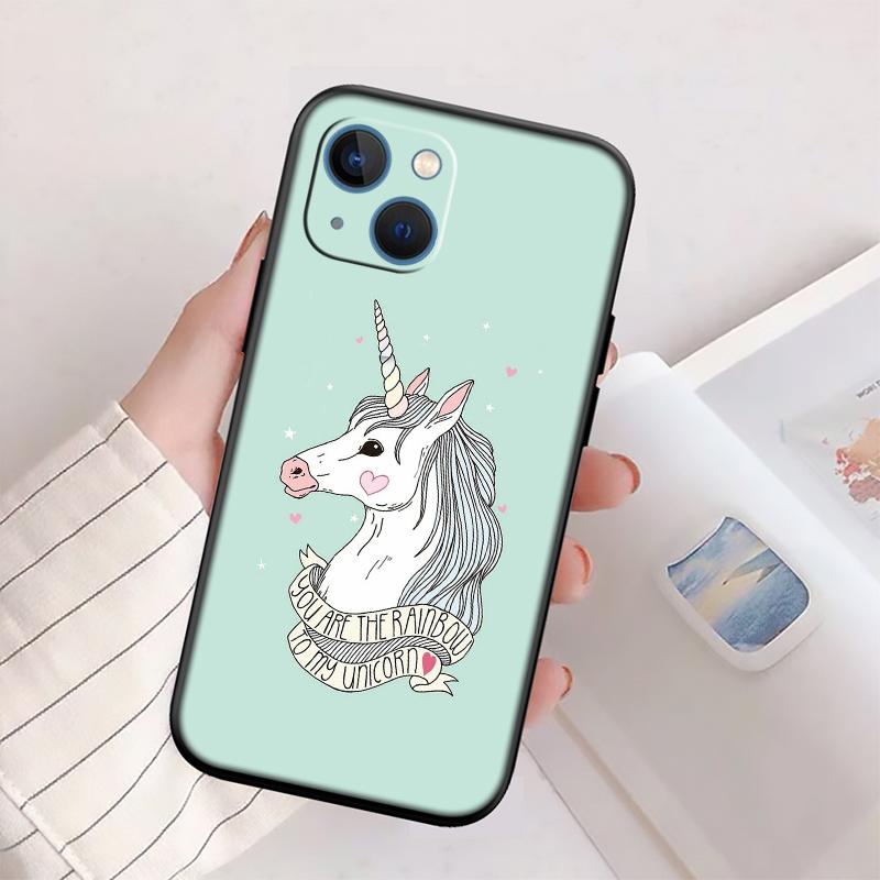 

RP14 Cartoon Unicorn Phone Case for Motorola Edge 60 60s 70 G86 G56 G54 E14 G04S G45 G54 G64 S30 S50 X30 X40 X50 Pro Power Motorola Moto G86