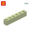 Non-Toxic 42 Pcs/Lot 3009 1X6 Dots High Basic Building Blocks Accessories Compatible With Bricks Diy Children Toys Assembly Gift Box