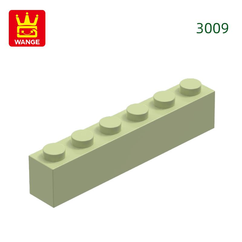 Non-Toxic 42 Pcs/Lot 3009 1X6 Dots High Basic Building Blocks Accessories Compatible With Bricks Diy Children Toys Assembly Gift Box