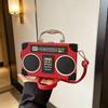 Women's Creative Radio Style Crossbody Bag - Trendy Small Square Phone Bag