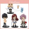 Fairy Tail Pvc Miniature Figures With Movable Joints For Collectors And Display