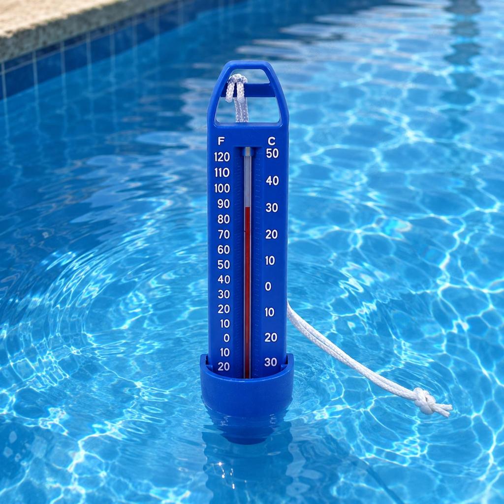 Floating Pool Thermometer Accurate Swimming Temperature Gauge Portable