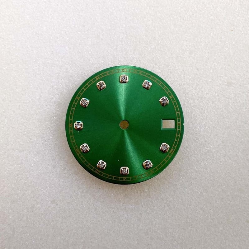 Movement Watch Literal 28.5mm NH35 Automatic Dial NH36 Golden Solar Pattern Edge Watch Accessories