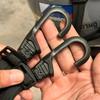 Motorcycle Back Seat Helmet Strips Elastic Rope Motorcycle Helmet Fixed Strap Adjustment Fix Rope Goods Strap Luggage Net 90cm