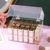 36 Clear Lipstick Organizer Nail Polish Eyebrow Pencil Display Stand Desktop Makeup Organizer Lipstick Organizer