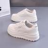 Height-increasing Women's Autumn New Thick-soled Lace-up Muffin Casual Sports Shoes Student Versatile Board Shoes